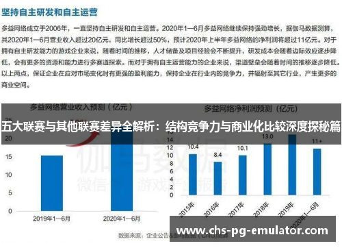 五大联赛与其他联赛差异全解析：结构竞争力与商业化比较深度探秘篇
